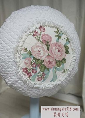 六步制作花朵电扇套 还你干净风扇