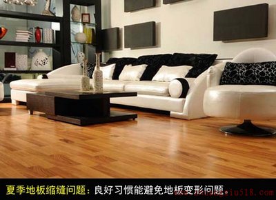 起拱变色与缩缝解决夏季地板三大问题