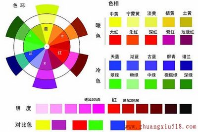 确定冷暖色调