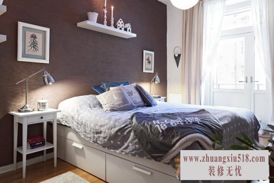 简约女性单身公寓装修效果图4