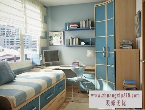 卡通书桌效果图