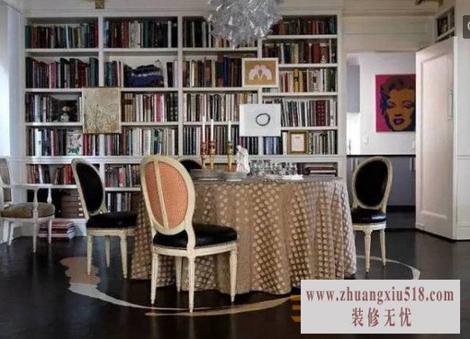 现代时尚书房装修效果图