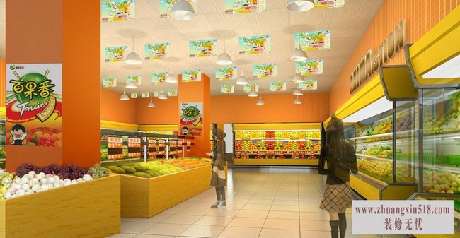 精品水果店装修效果图片大全