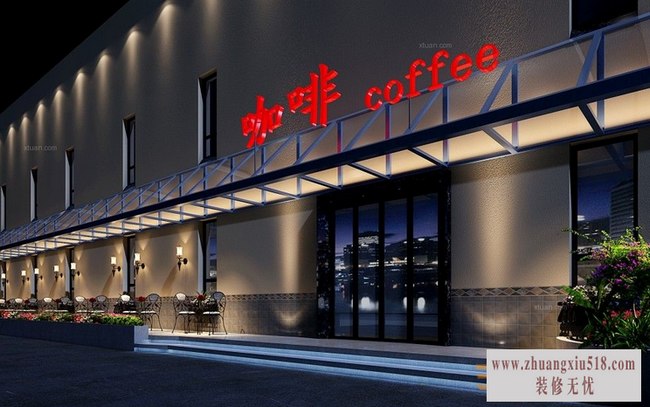 混搭风格咖啡厅装修效果图6