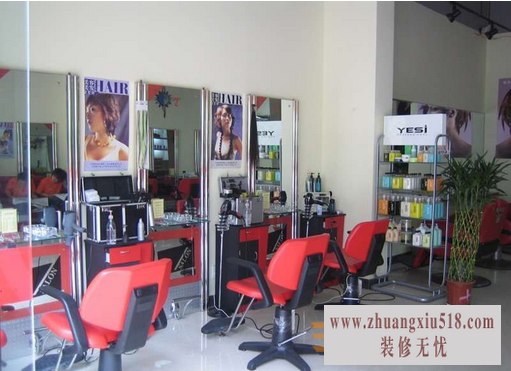 20平米理发店装修效果图