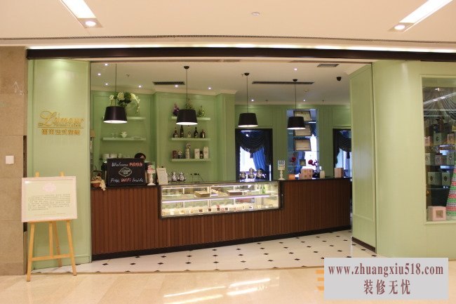 甜品店装修效果图3