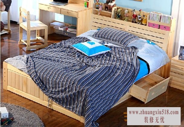 地中海儿童房装修效果图9 给孩子一个蓝色海洋
