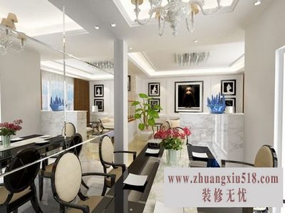 欧式餐厅装修效果图