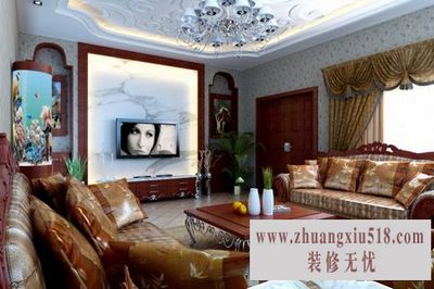 欧式客厅装修效果图