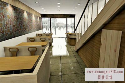 小吃店装修风格