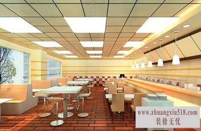 小吃店装修风格