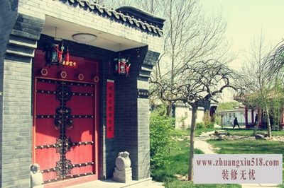 仿古门楼