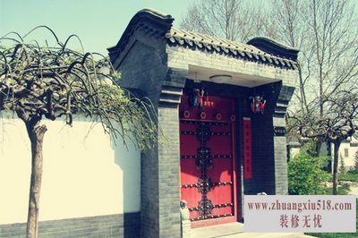 仿古门楼