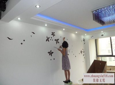 液体墙纸施工