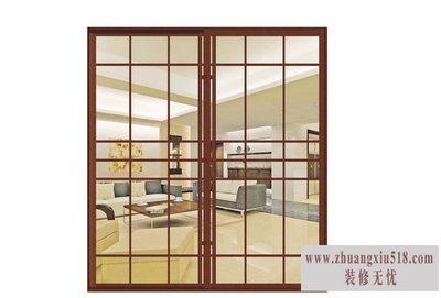 钛合金移门安装