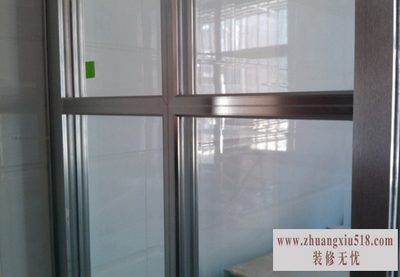 钛合金移门安装