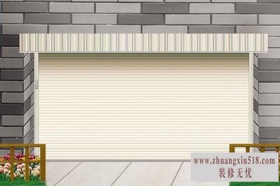遥控卷帘门安装