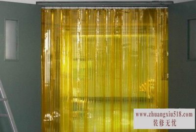 塑料门帘安装