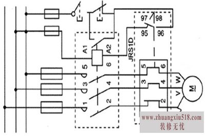 热过载继电器接线图
