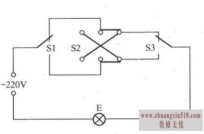 三控开关电路图