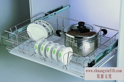 橱柜拉篮实用吗