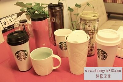 星巴克杯子真假