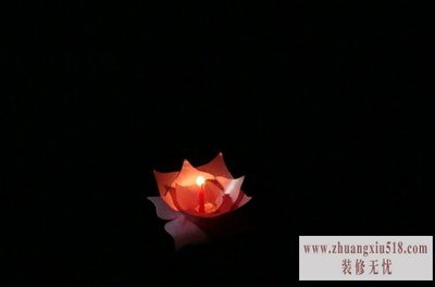 莲花灯的制作方法
