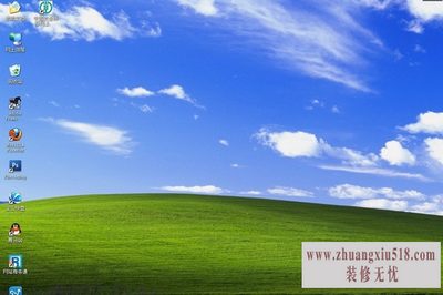 桌面上的图标有阴影