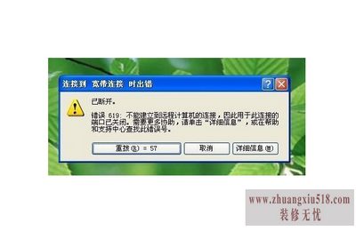 错误代码619