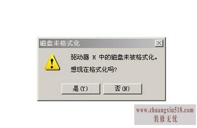 u盘未被格式化